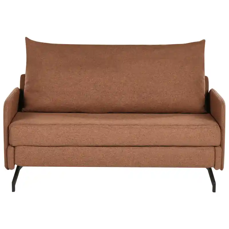 BELFAST - Slaapbank - Rood - Polyester Populair