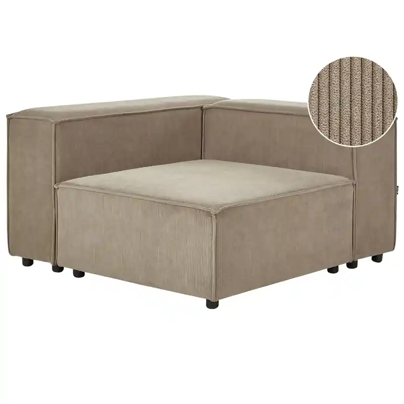 APRICA - Hoekstuk - Lichtbruin - Corduroy Bestseller
