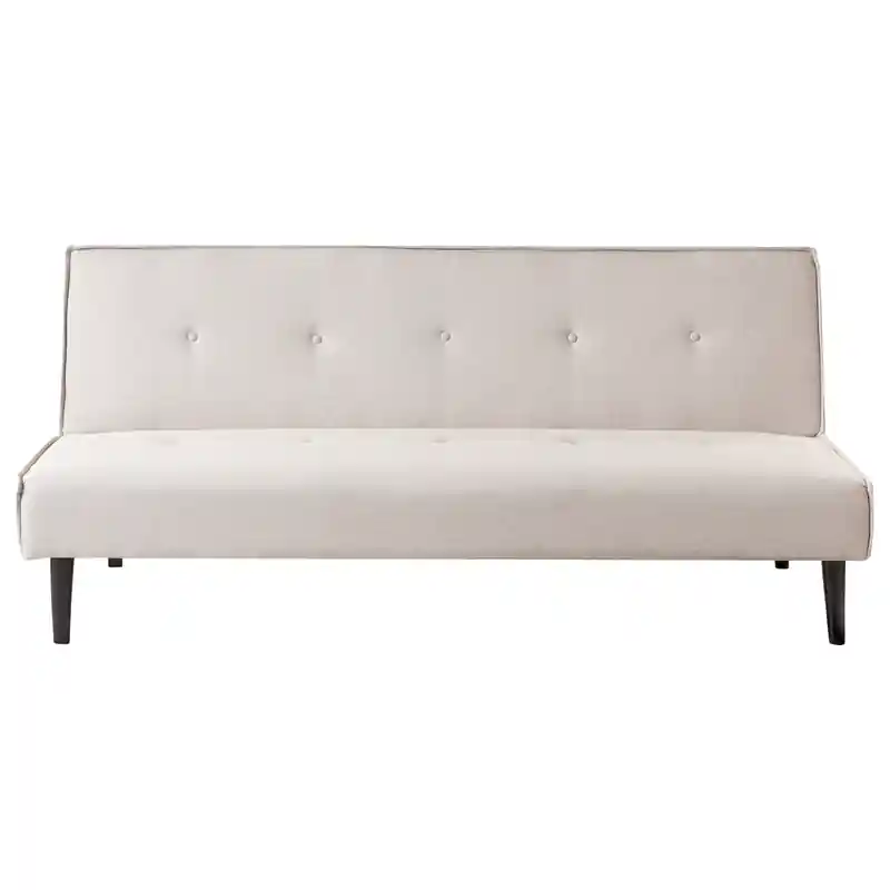 VISBY - Slaapbank 3-zits - Lichtbeige - Polyester Must-Have