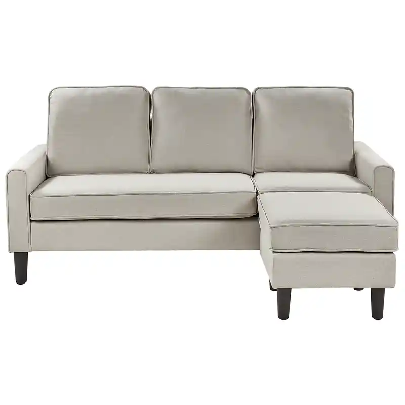 AVESTA - Driezitsbank - Lichtbeige - Polyester Rechtstreeks Van De Fabrikant