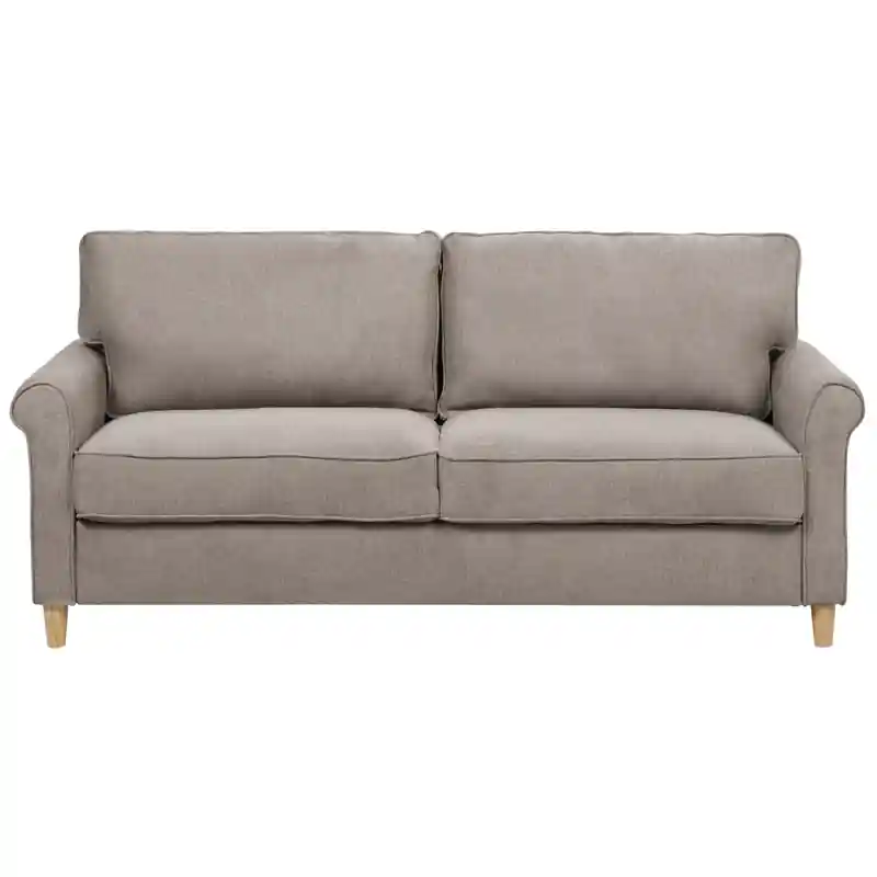 Beste Prijs RONNEBY - Driezitsbank - Lichtbruin - Polyester