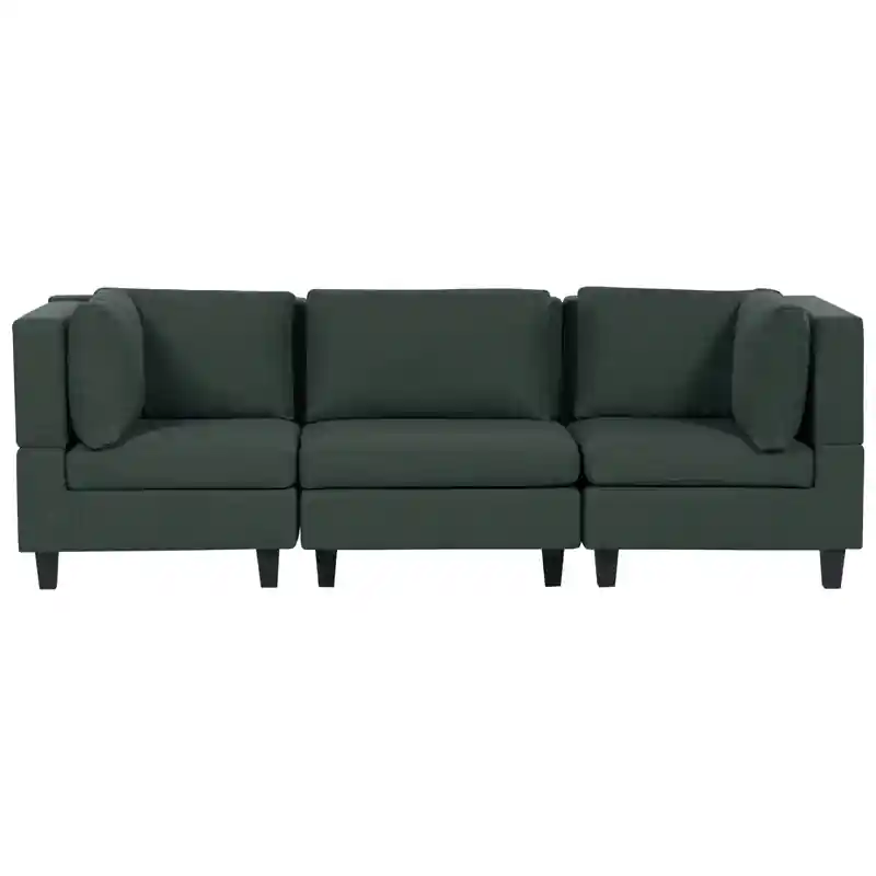 UNSTAD - Driezitsbank - Donkergroen - Polyester Bulkbestelling