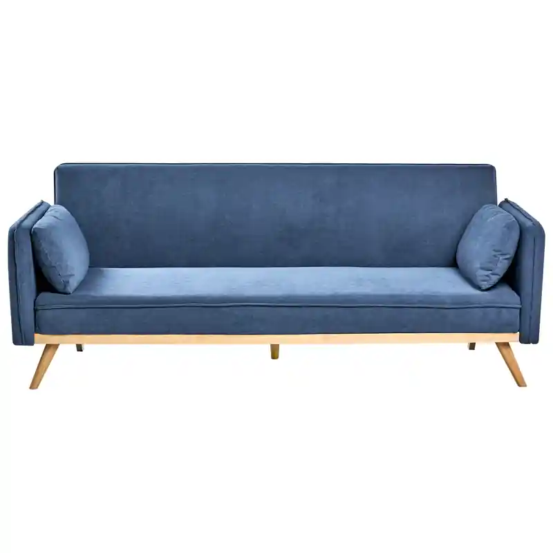 ASAA - Slaapbank - Blauw - Polyester Meest Verkocht