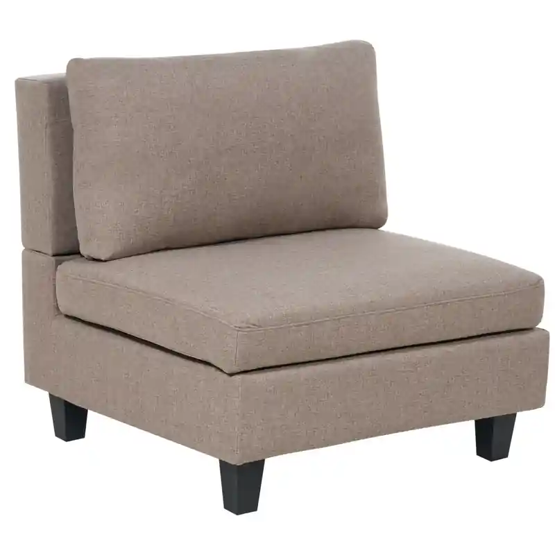 UNSTAD - Fauteuil - Bruin - Polyester Betaalbaar