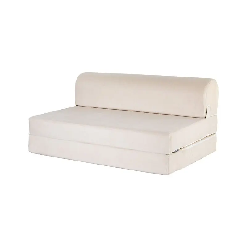 Luxe Verstelbare bank in fluweelstof L120 cm - MAGIC