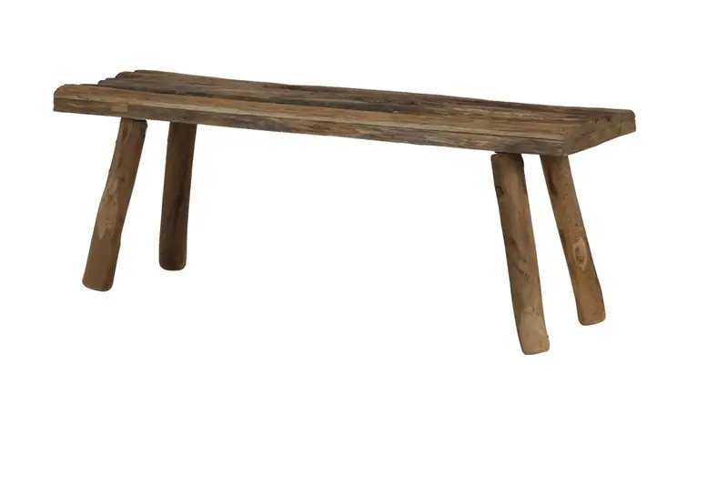 Authentiek Light & Living - Bank CEDRO - 98x29x37cm - Bruin