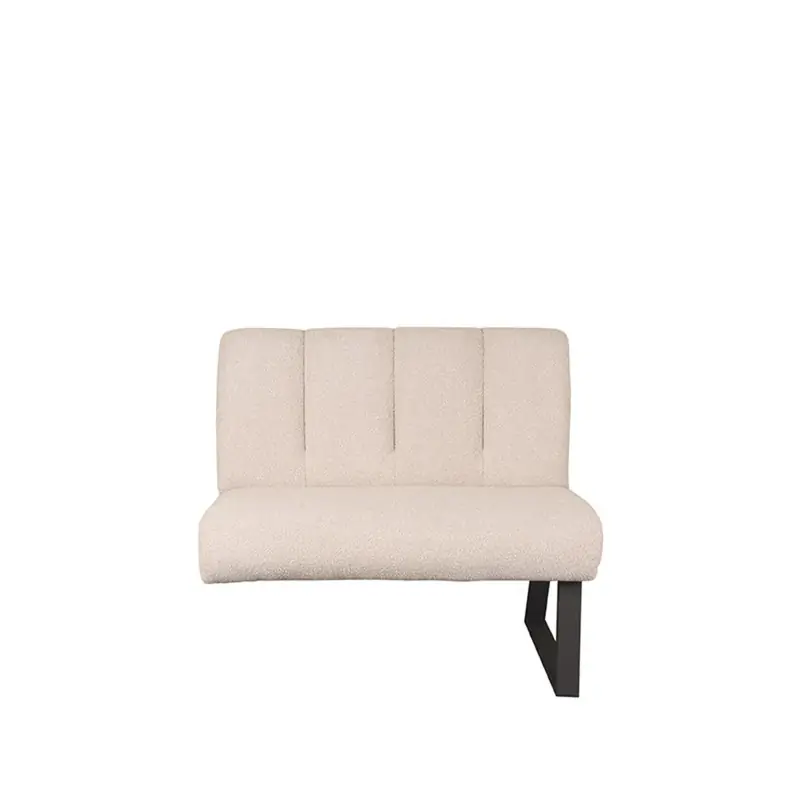 Koopje LABEL51 Eetkamerbank Modula - Naturel - Boucle - 2-Zits - 100x62x92 cm