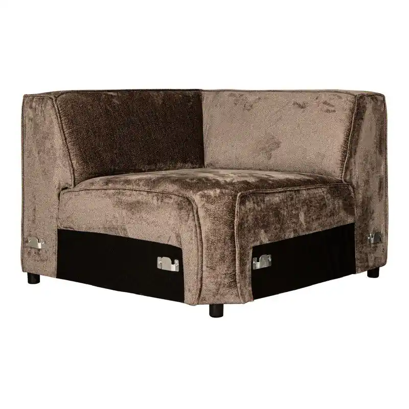 Premium PTMD - Elementenbank Trapani - Bruin - 101x101x76cm