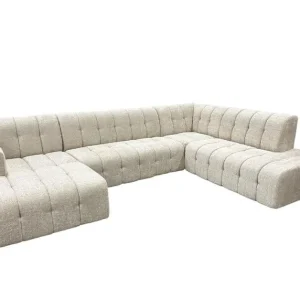 PTMD - Bank Palermo - Wit - 279x358x88cm Gratis Verzending