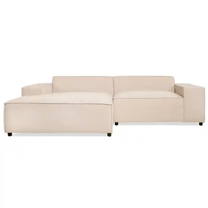 Hoekbank Lara - Stof Beige Links Merkproduct