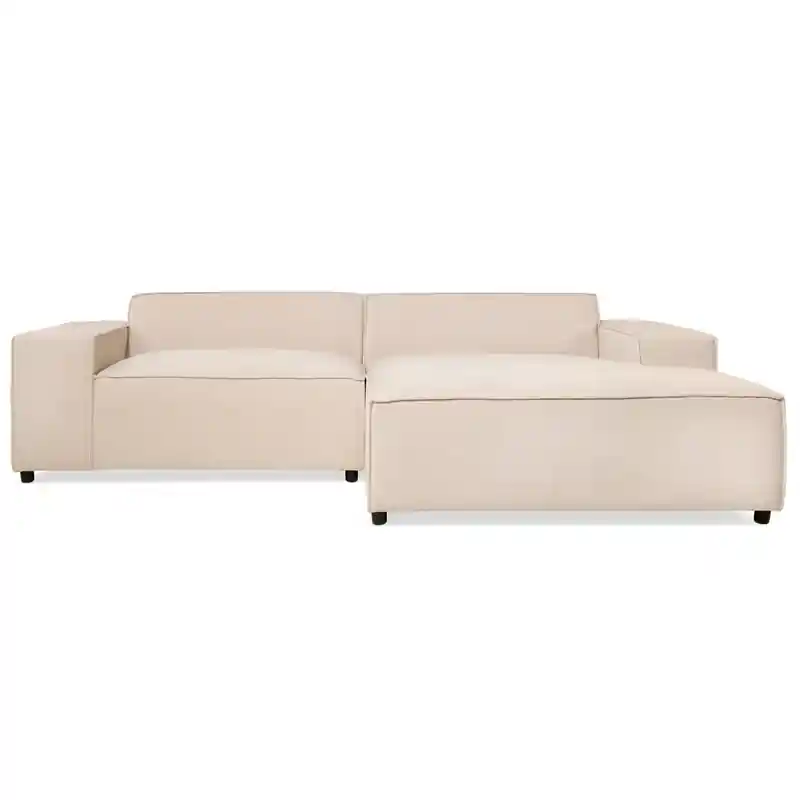 Favoriet Hoekbank Lara - Stof Beige Rechts