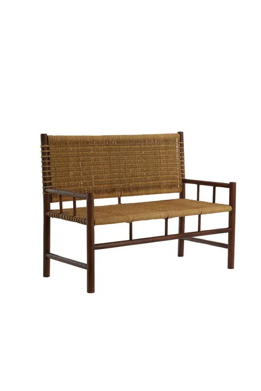 Ambachtelijk D - Light & Living - Bank JOELLA - 114x58x90cm - Bruin