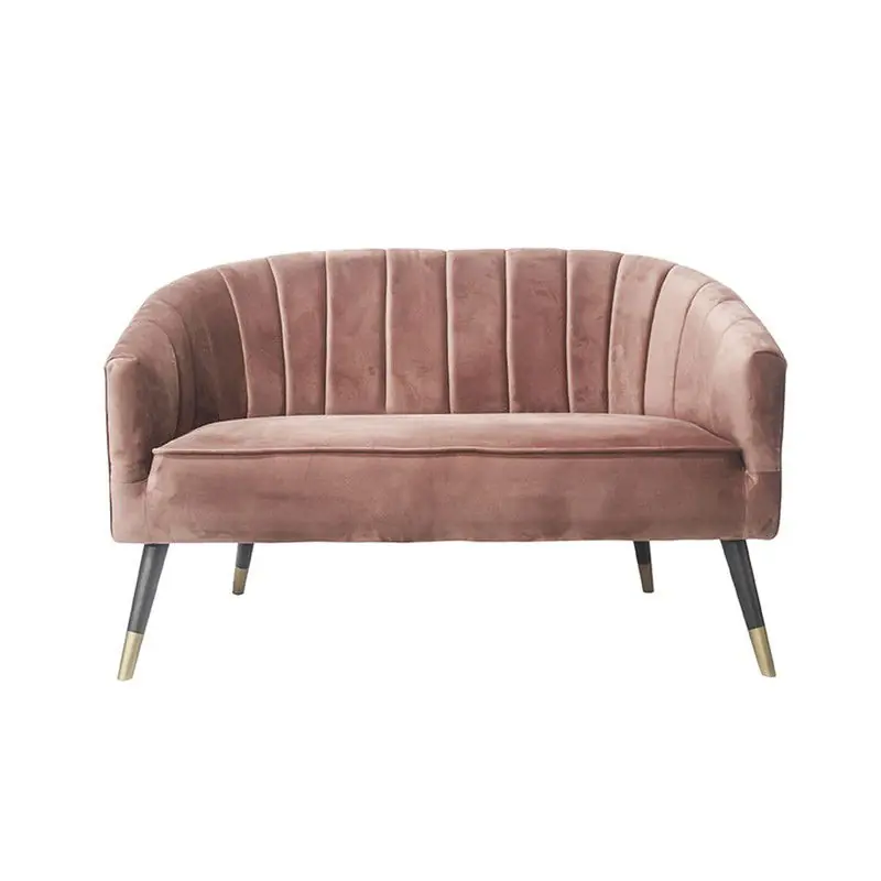 Meest Verkocht Bank Royal - Velvet Roze - 128x71x80cm