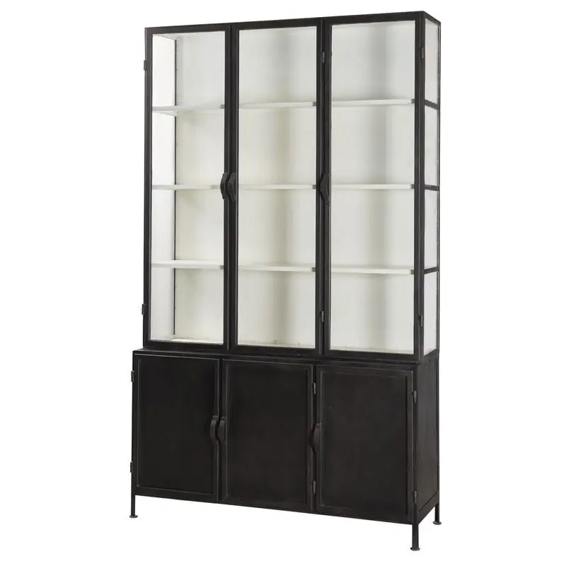 Nieuwe Collectie New Routz Vitrinekast Detroit Zwart