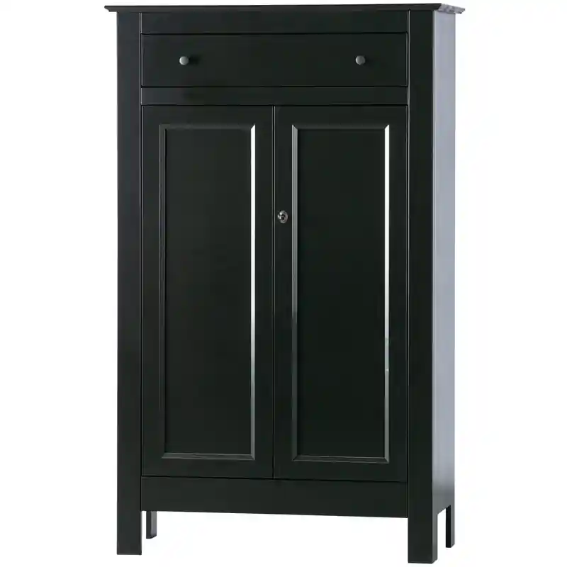 Dagaanbieding WOOOD Eva Meidenkast - Grenen Geborsteld - Zwart - 150x93x40