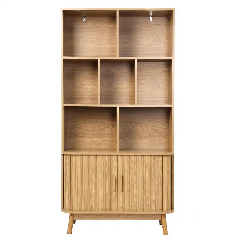 Boekenkast met 2 schuifdeuren H157,5 cm - ERNEST In De Mode