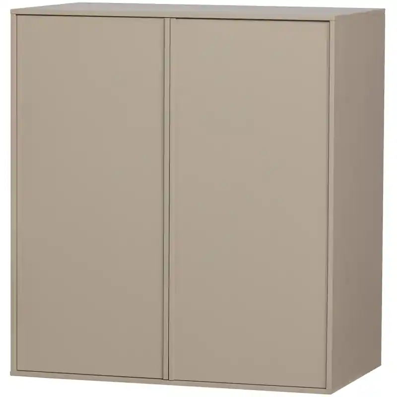 Fabrieksprijs vtwonen Daily Kast Double - Grenen - Dakargrau - 110x100x58
