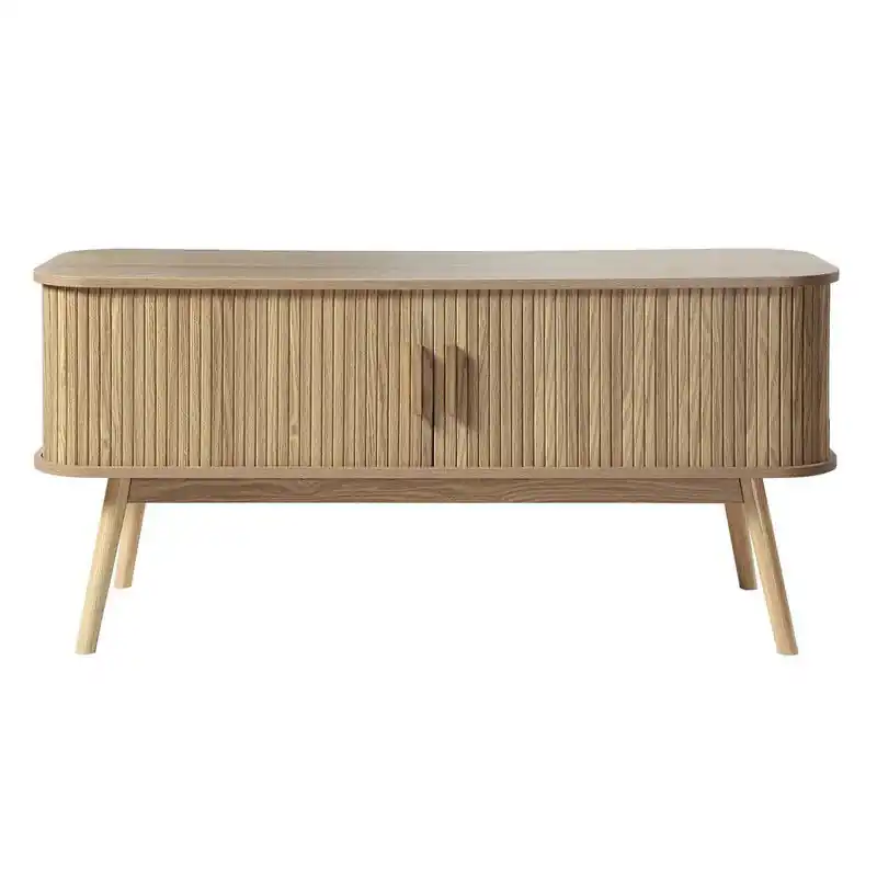 Tv-meubel 2 Schuifdeuren L119 cm - ERNEST Authentiek