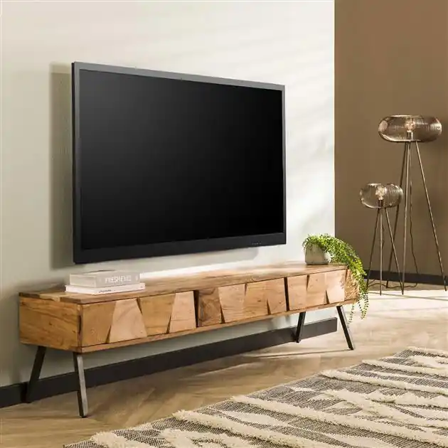 Hoyz - TV-meubel Demn - Massief Acacia Naturel Bestseller