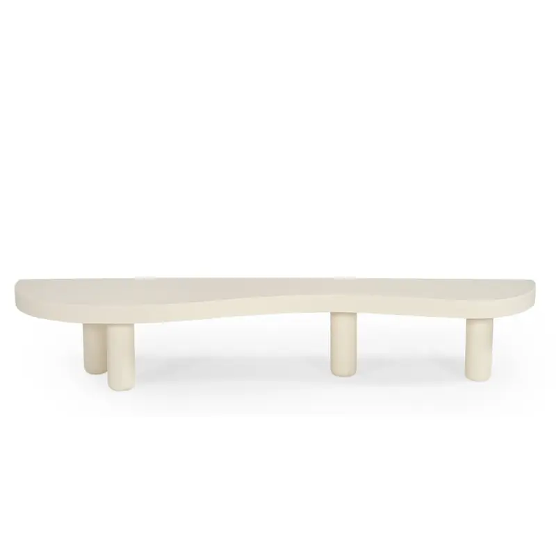 Tv-Meubel Organisch - Beton Ciré Beige - 200x45x35cm - Siva Betaalbaar