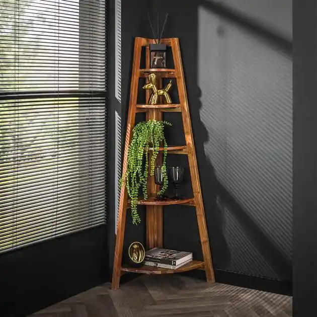 Hoyz Collection - Hoekrek Angle - Massief Acacia Zandkleur Meest Verkocht