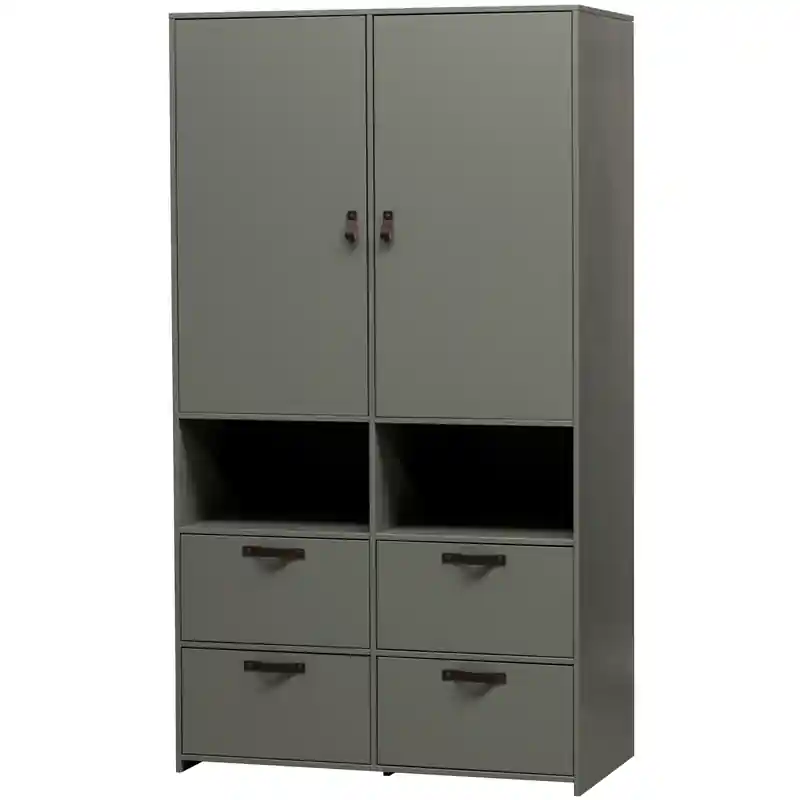 vtwonen Stage Kledingkast - Grenen - Soap - 185x103x40 Actieprijs