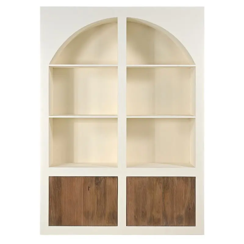 Korting Vakkenkast Beige - 150x38x210cm - 8 Vakken - Miné