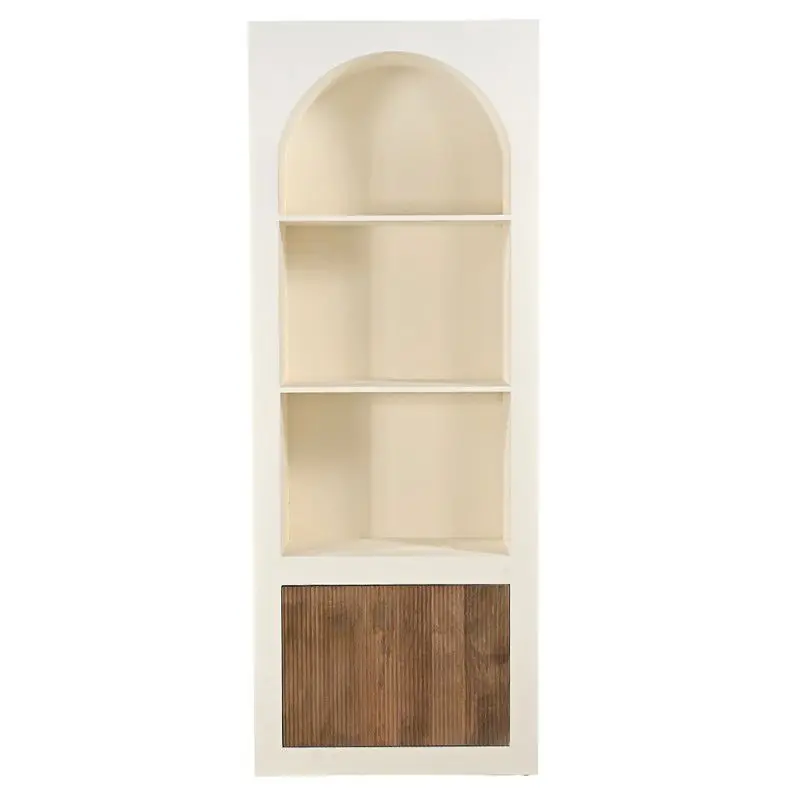 Bulkbestelling Vakkenkast Beige - 80x38x210cm - 4 Vakken - Miné