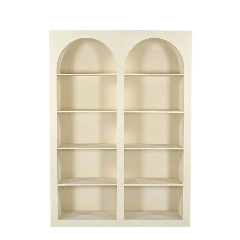 Vakkenkast Beige - 150x38x210cm - Hout - Kast Fien Premium