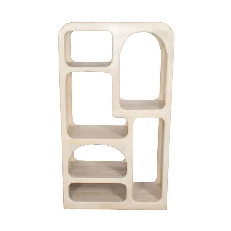 Vakkenkast Beige - Mangohout - Japandi Stijl - Kast Yuki Superprijs