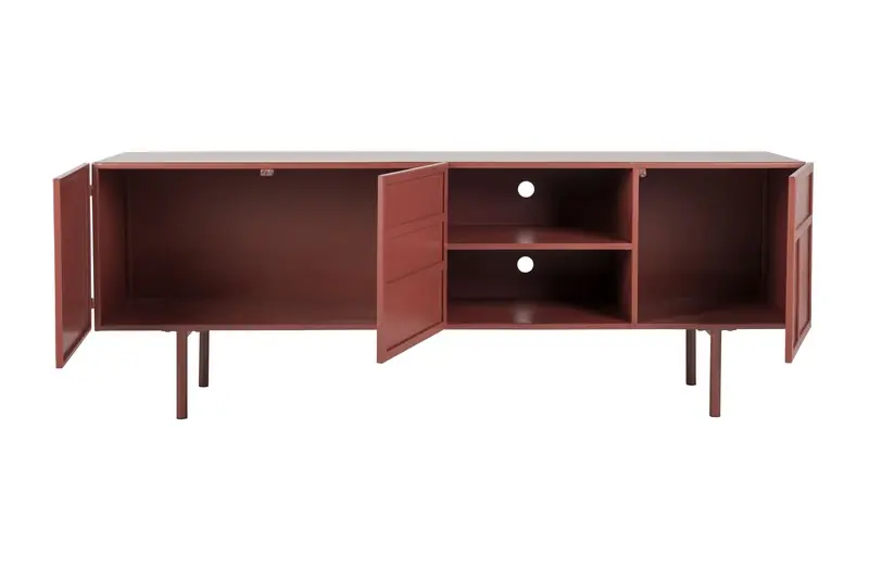 Housecraft Living Davis Dressoir Metaal Bruin/ Rood Koopje