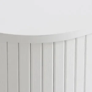 Modern Tv-meubel Wit Eikenhout - 120x40x56cm - Nola