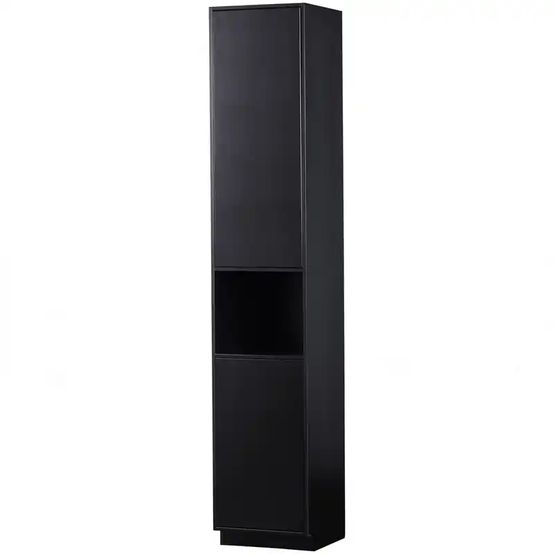Bestel Nu WOOOD Finca Opbergkast - Zwart - 210x39,5x40