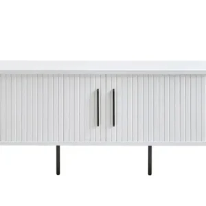 Op = Op Tv-meubel Wit Eikenhout - 180x40x55,6cm - Nola