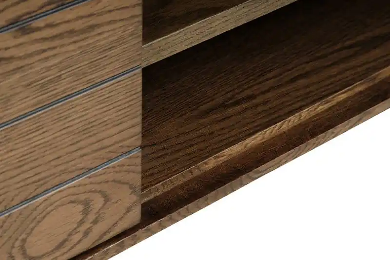 Snelle Levering Tv-meubel Modica Smoked Eiken 120cm - Giga Living