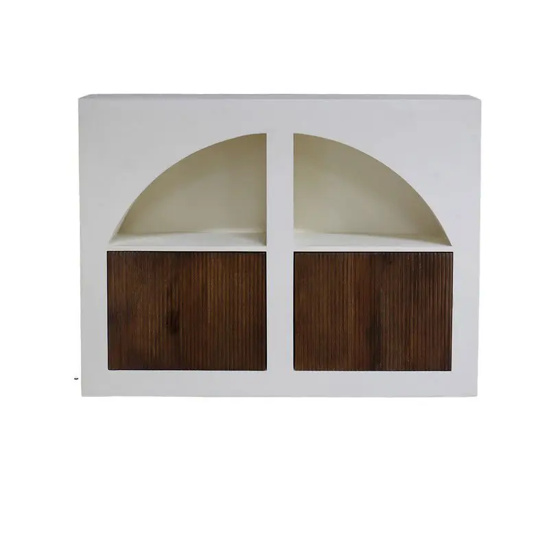 Gratis Verzending Dressoir Mangohout - Beton Ciré - 120x40x90cm - Miné