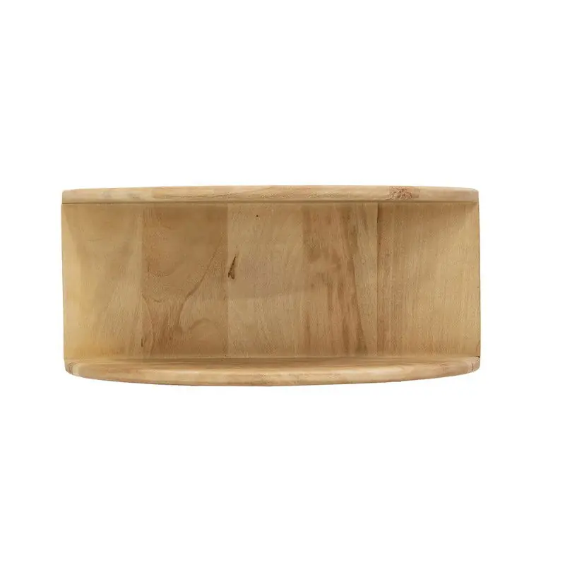 Nachtkastje Zwevend - Naturel Mangohout - 45x28x22cm - Vera Nieuw