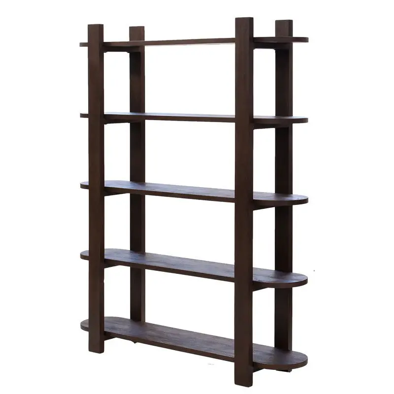 Luxe Wandkast Bruin - 160x38x190cm - Mangohout - Kast Luuk
