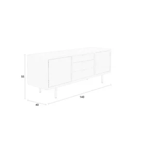 Housecraft Living Kos Dressoir/ Kast Beige Hete Deal