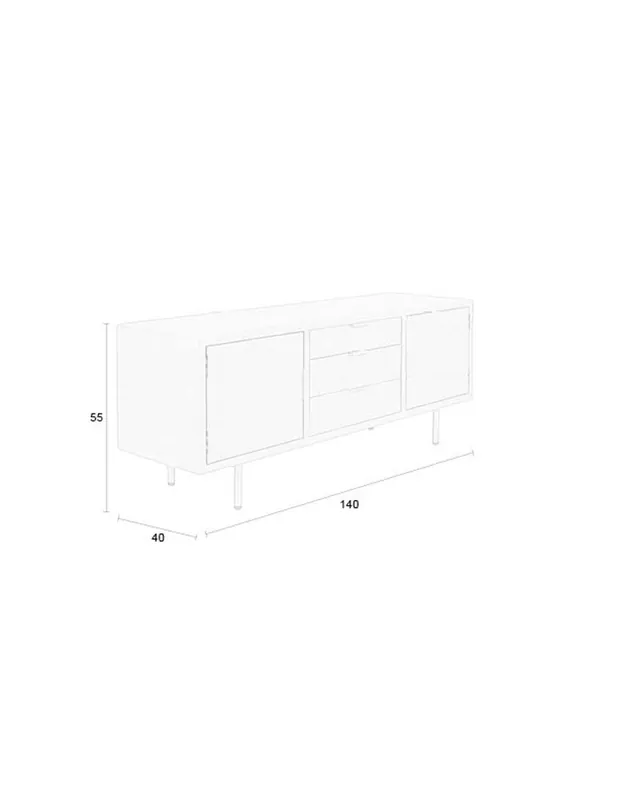 Housecraft Living Kos Dressoir/ Kast Beige Hete Deal