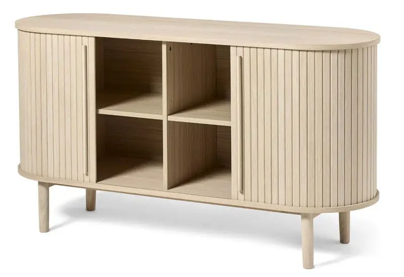 Dressoir Licht Eikenhout - 140x45x76cm - Meta Wereldwijde Verzending