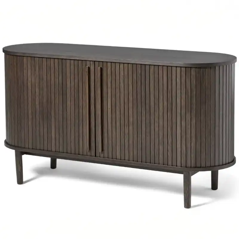 Dressoir Donker Eikenhout - 140x45x76cm - Meta Plaats Bestelling