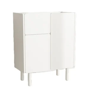 Superprijs Kast Wit Metaal - 80x40x100cm - Bera