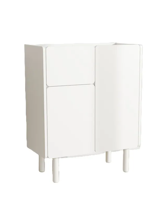 Superprijs Kast Wit Metaal - 80x40x100cm - Bera