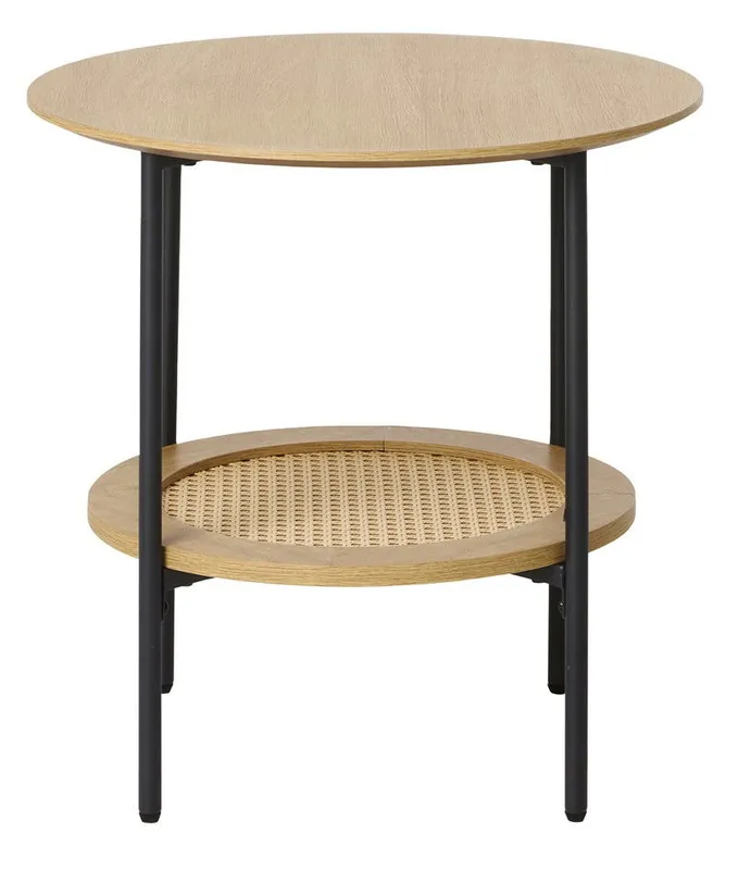 Nu Kopen Nachtkastje Pensacola Naturel Ø50cm - Giga Living