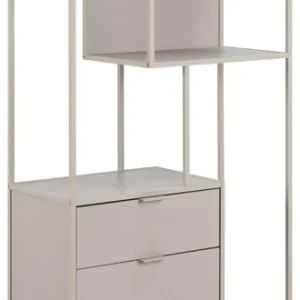 Gereduceerde Prijs Boekenkast Grijs - Incl. Lades - 77x35x185cm - Varven