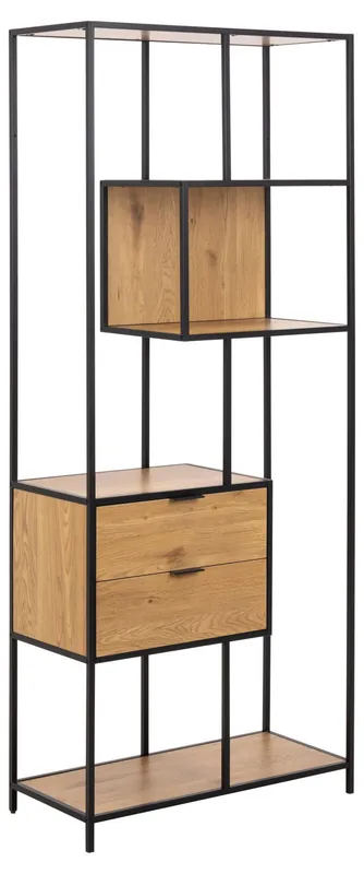 Budget Boekenkast - Naturel - 77x35x185cm - Varven