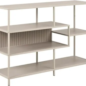 Boekenkast Grijs - 114x35x78cm - Varven Weekendaanbieding