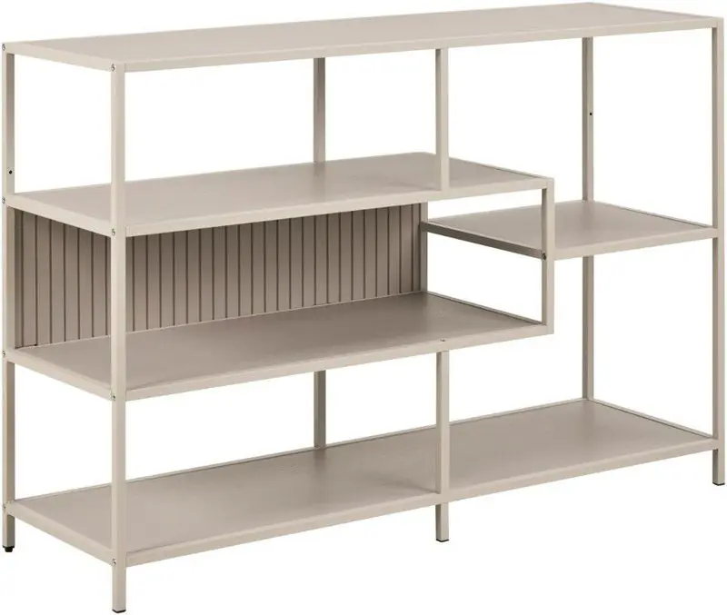 Boekenkast Grijs - 114x35x78cm - Varven Weekendaanbieding