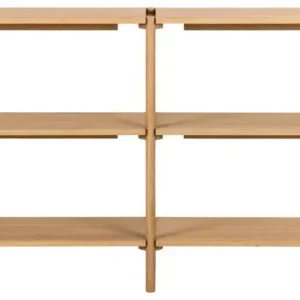 Authentiek Boekenkast Naturel - 169x30x88,4cm - Ronna